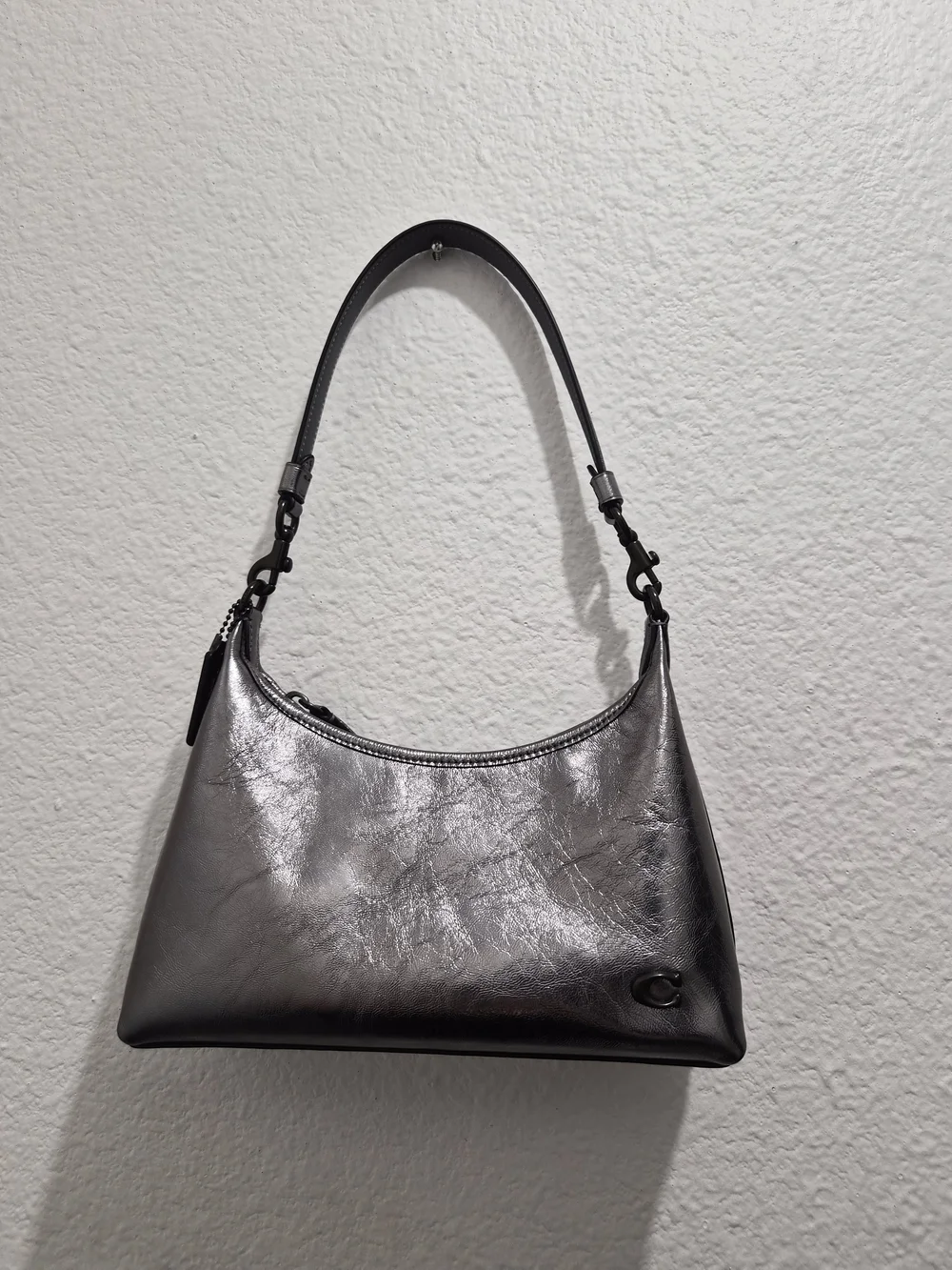Coach Juliet Metallic Leather Shoulder Bag 25